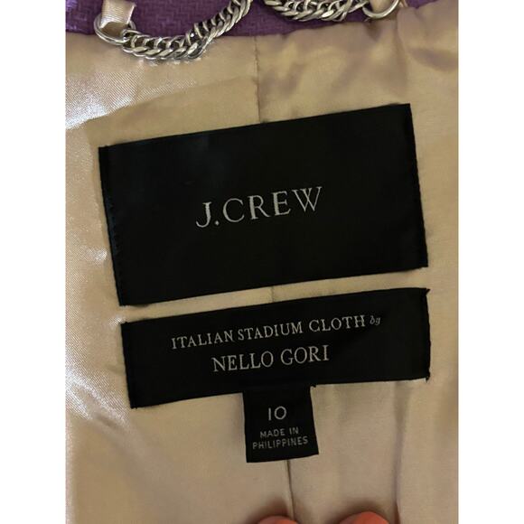 J. Crew Cocoon Coat, dusty purple, minimalist, modern classic, statement coat - Picture 7 of 9